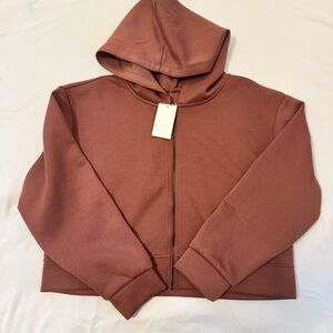 a new day Women's Brick Red Zip-Up Hoodie